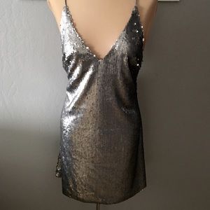 étophe studios sequin cocktail dress